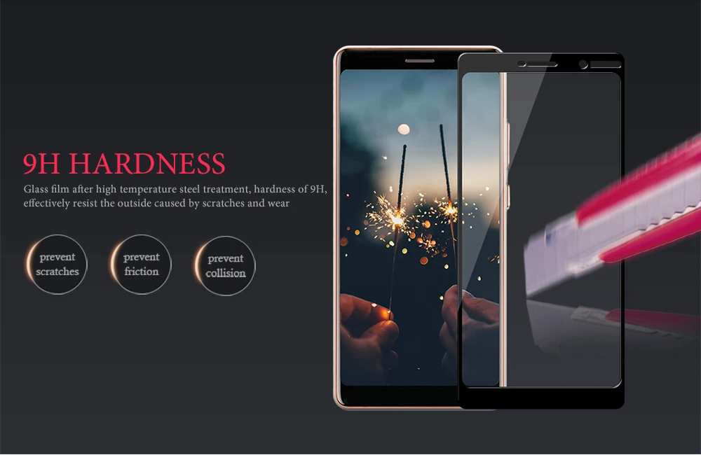 Полностью покрывающее закаленное Стекло для Nokia 7 6,1 3 5 6 5,1 3,1 плюс 3D с уровнем твердости 9H Защитная пленка для экрана Nokia 8X6X5 3 E1 2 защитный Стекло