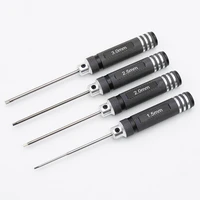 4pcs 1 522 53 0mm black hex drivers allen wrench repair tool set for rc cars