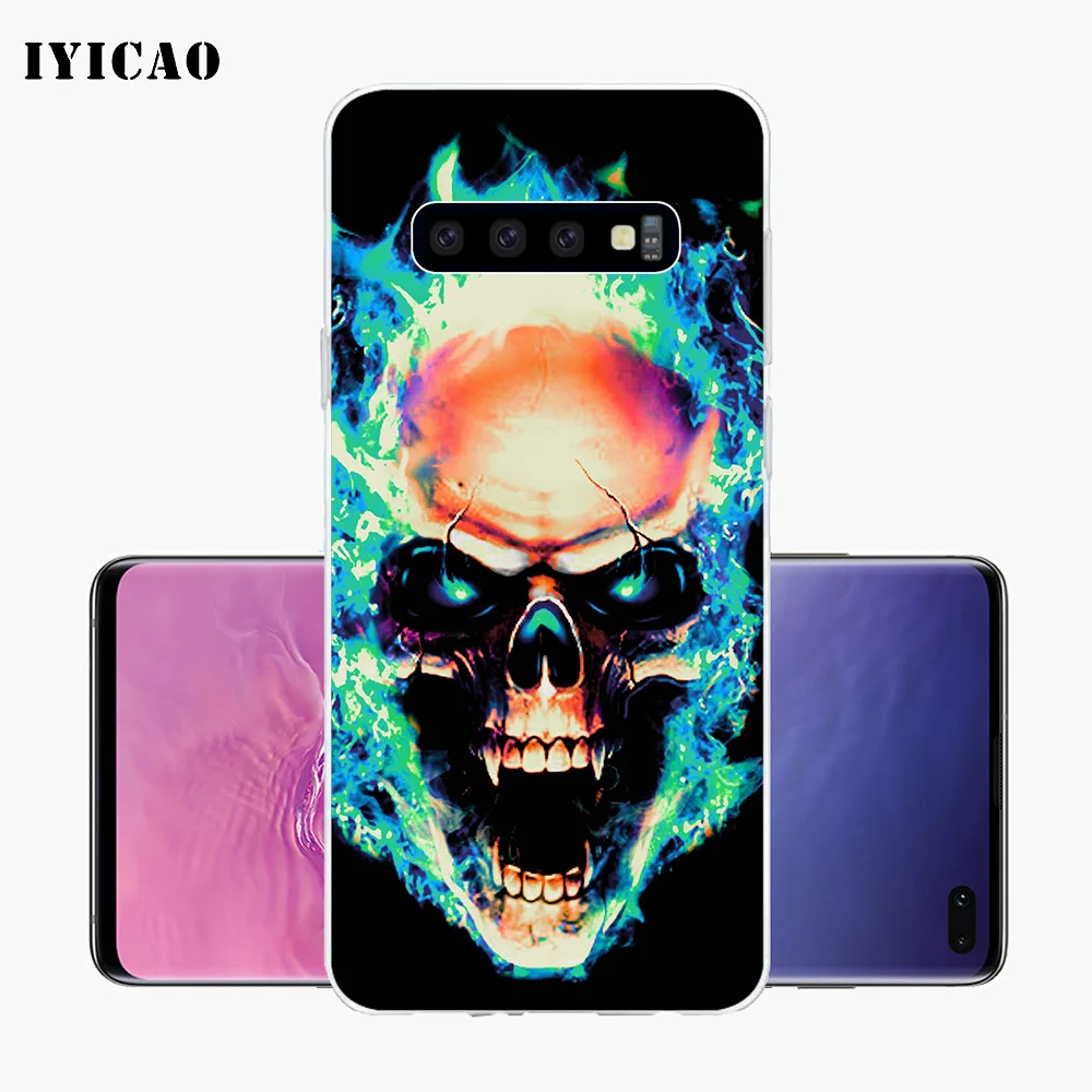 IYICAO Мягкий силиконовый чехол для телефона Samsung Galaxy S10e S10 S9 S8 Plus S7 Edge TPU