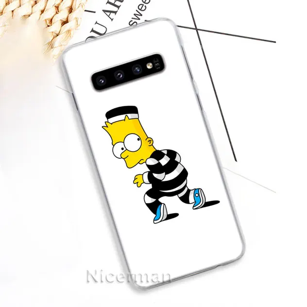 12 Чехол для телефона для samsung Galaxy S10e S10 S8 S9 плюс S6 S7 край A40 A50 A70 M20 крышка Гомер J. Симпсон жесткий поликарбонатный чехол - Цвет: 12