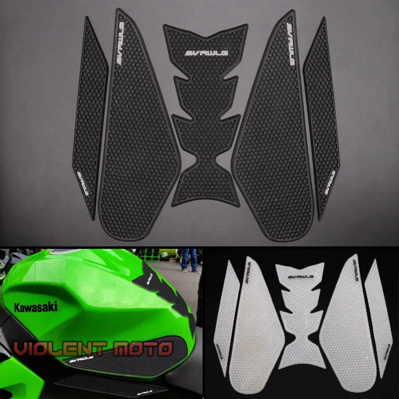 

2019 For KAWASAKI NINJA400 NINJA 400 2018Rubber material tank cushion side protector tank slip sticker