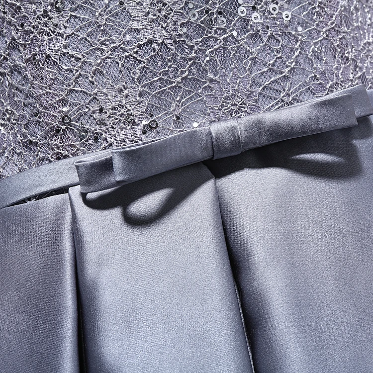 Женское короткое Кружевное атласное платье элегантное подружки невесты