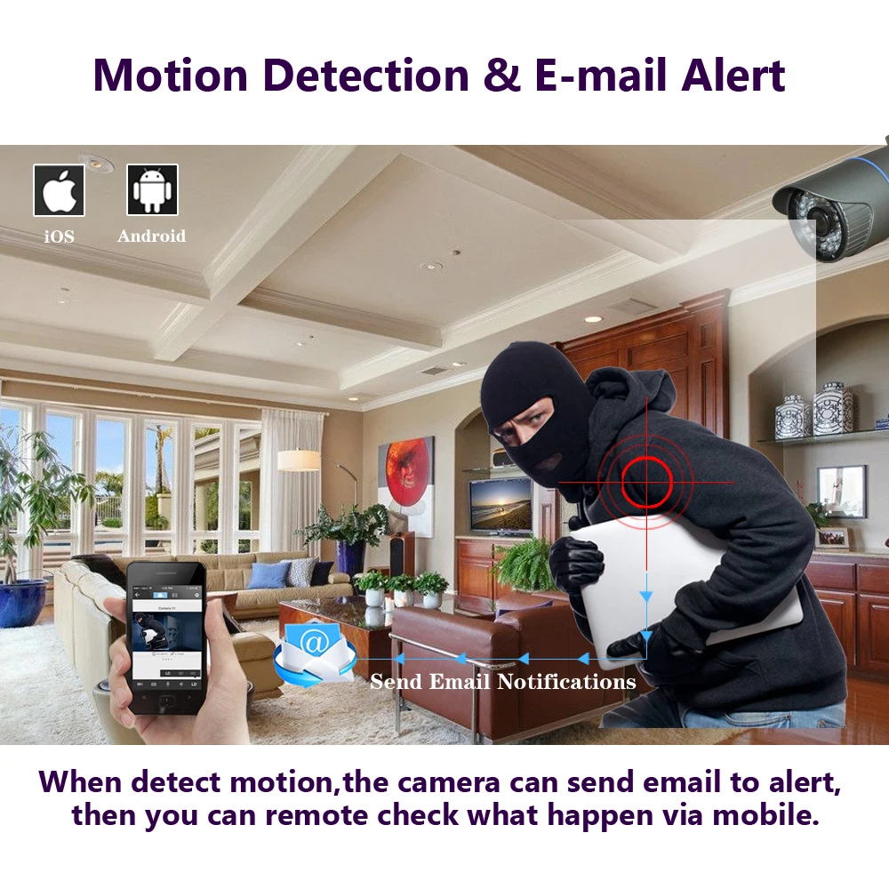 NINIVISION 16CH CCTV Camera Security System 5MP Weatherproof Indoor outdoor POE IP Video Surveillance Kit | Безопасность и защита