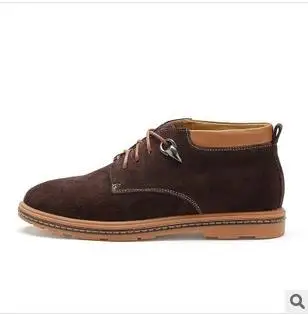 2014 new leather men's boots in winter snow Warm |