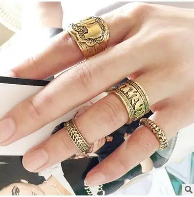 Панк ветер горячий стиль кольцо отчуждения-образный или конструкции на