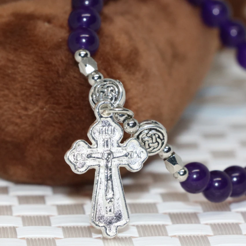 Романтический Уникальный дизайн натуральный Фиолетовый Нефритовый камень