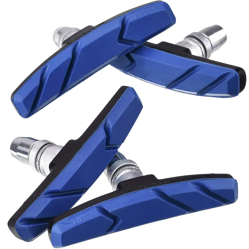 2pcs Brake Pads Одна пара тормозных колодок для горного велосипеда MTB тормоза велосипедные V-Brake Holder обувь Резиновые блоки прочные велосипедные аксессуары - Цвет: 2pcs Brake Pads
