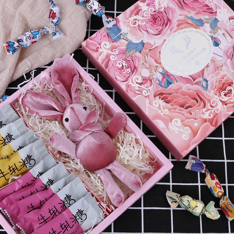 Kawaii Dreamy Unicorn Box Tote Bag Nougat Biscuits Candy Gift Christmas Decoration Set Party Packaging Clothes | Дом и сад