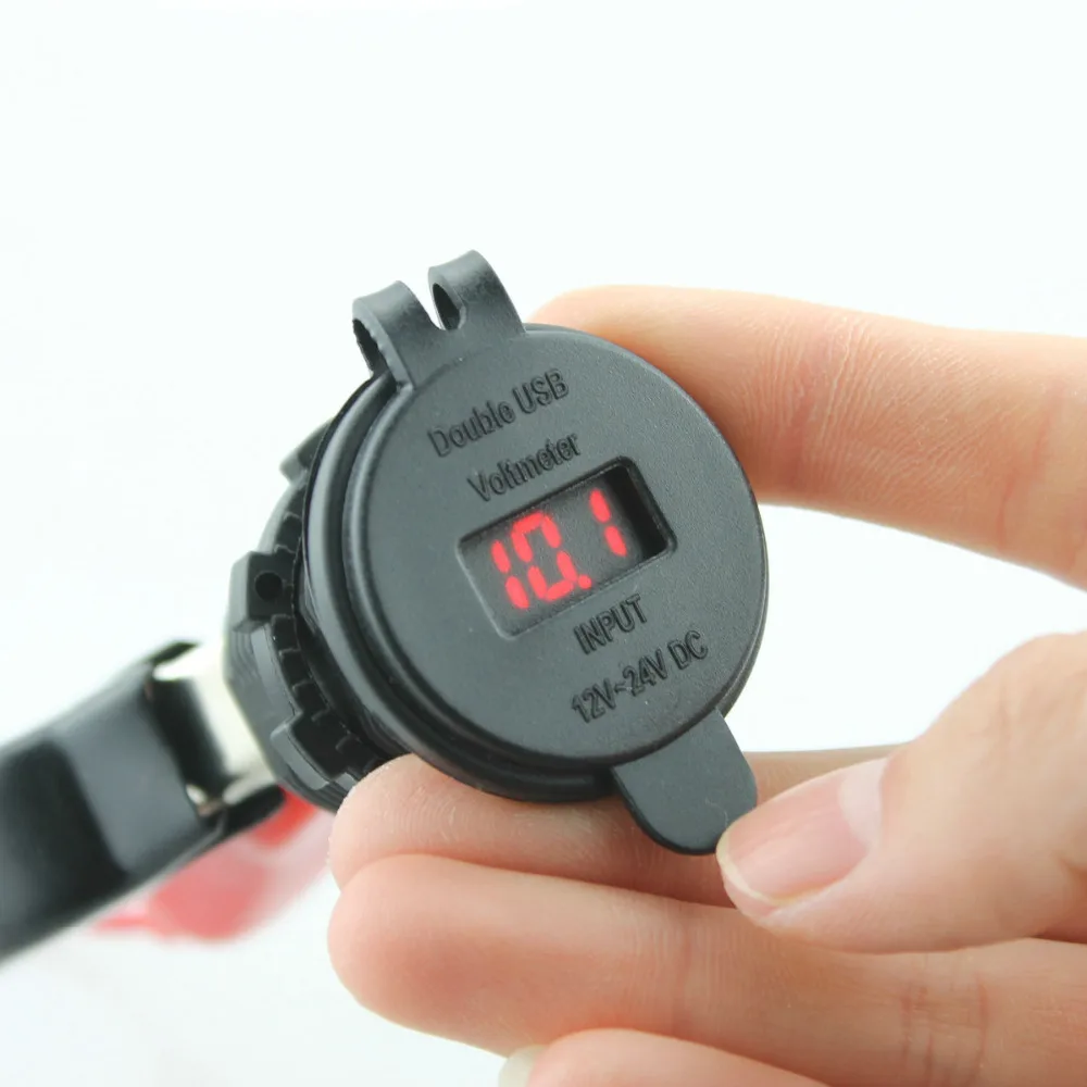 Автомобильная лодка морской ATV RV двойной USB зарядное устройство для телефона