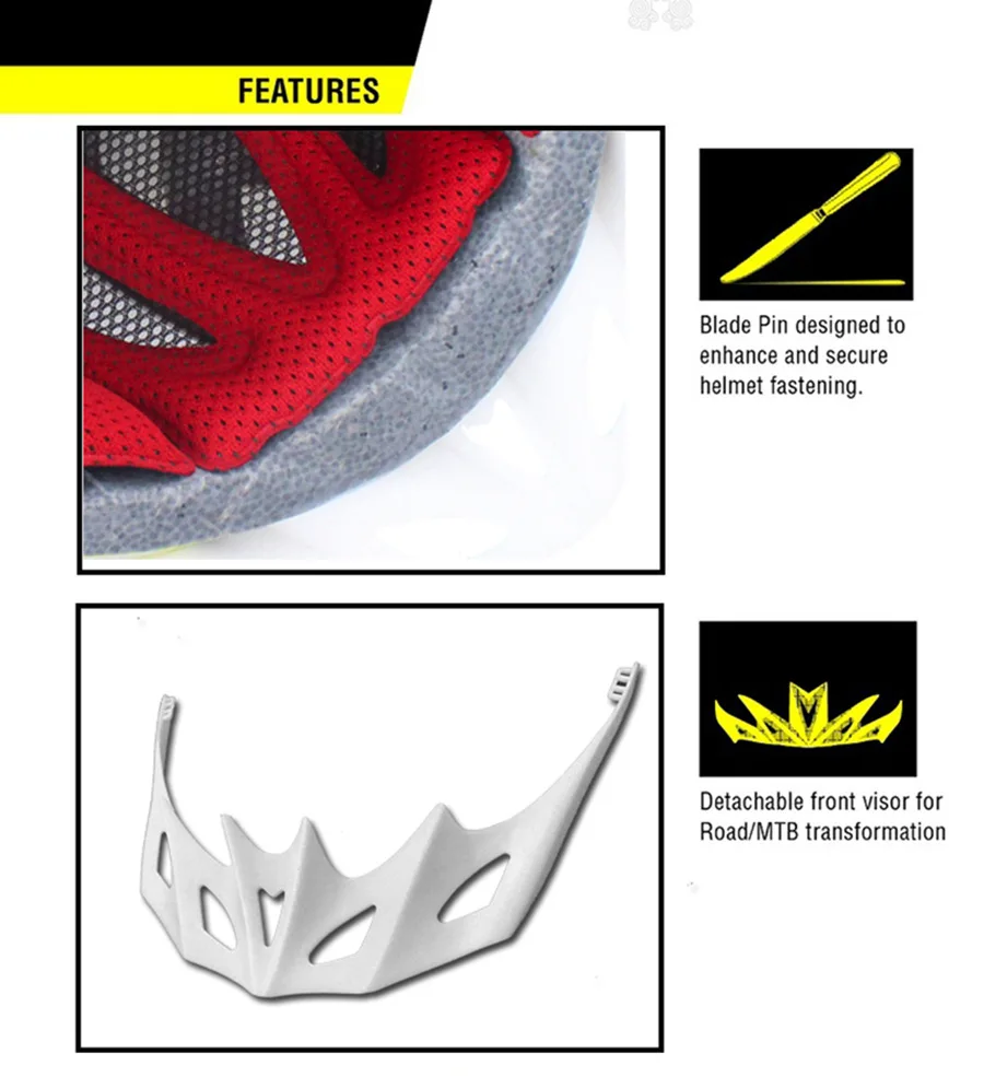 Защитный шлем унисекс для горного велосипеда взрослых езды на велосипеде
