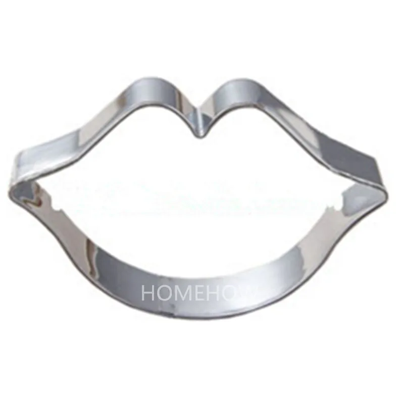 1 шт./лот резак для печенья с милыми губами нержавеющая сталь металлический формы