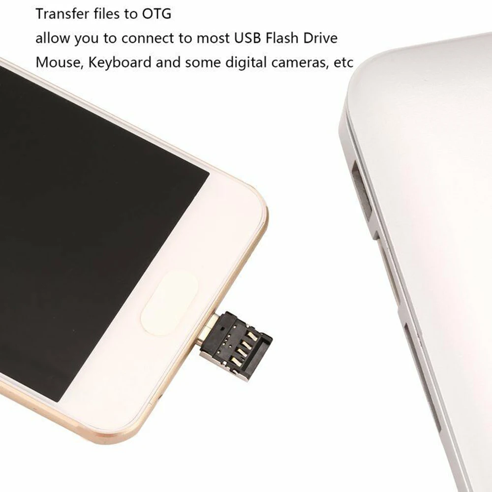 Переходник Mini Type C к USB OTG для флеш накопителя S8 Note8 телефона Android|Переходники и