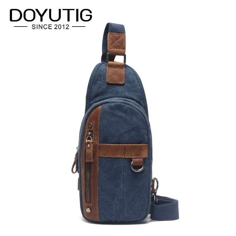 Новое поступление серая мужская Холщовая Сумка через плечо из кожи Крейзи Хорс