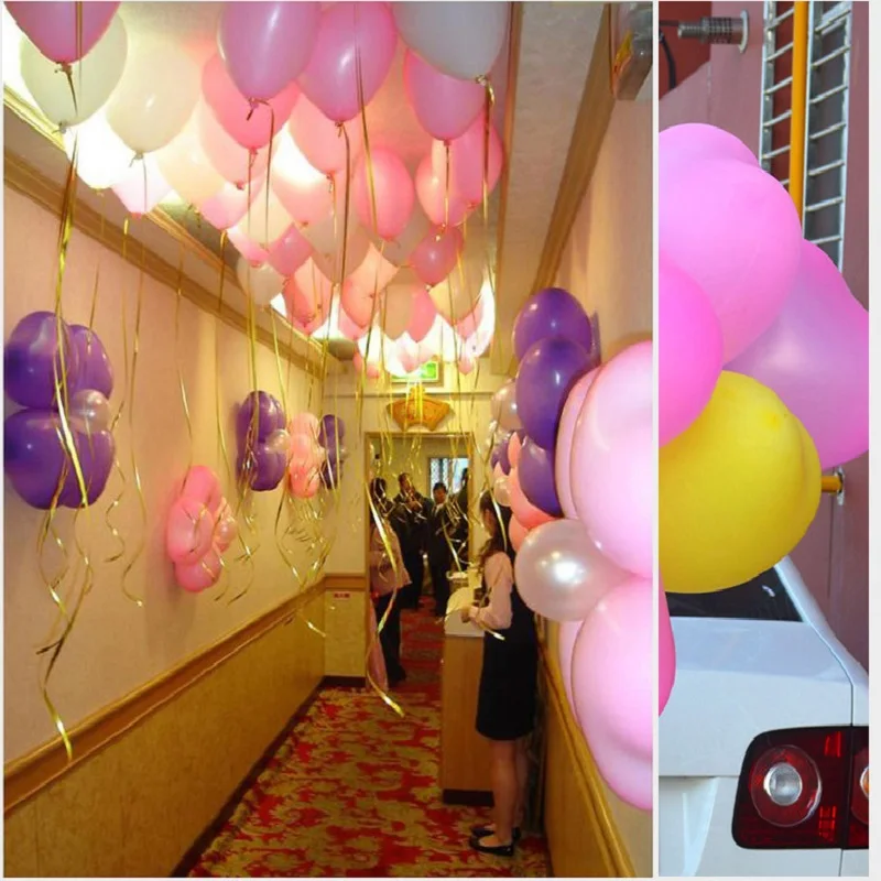 10 шт./лот романтические латексные гелиевые воздушные шары с красным сердечком 12