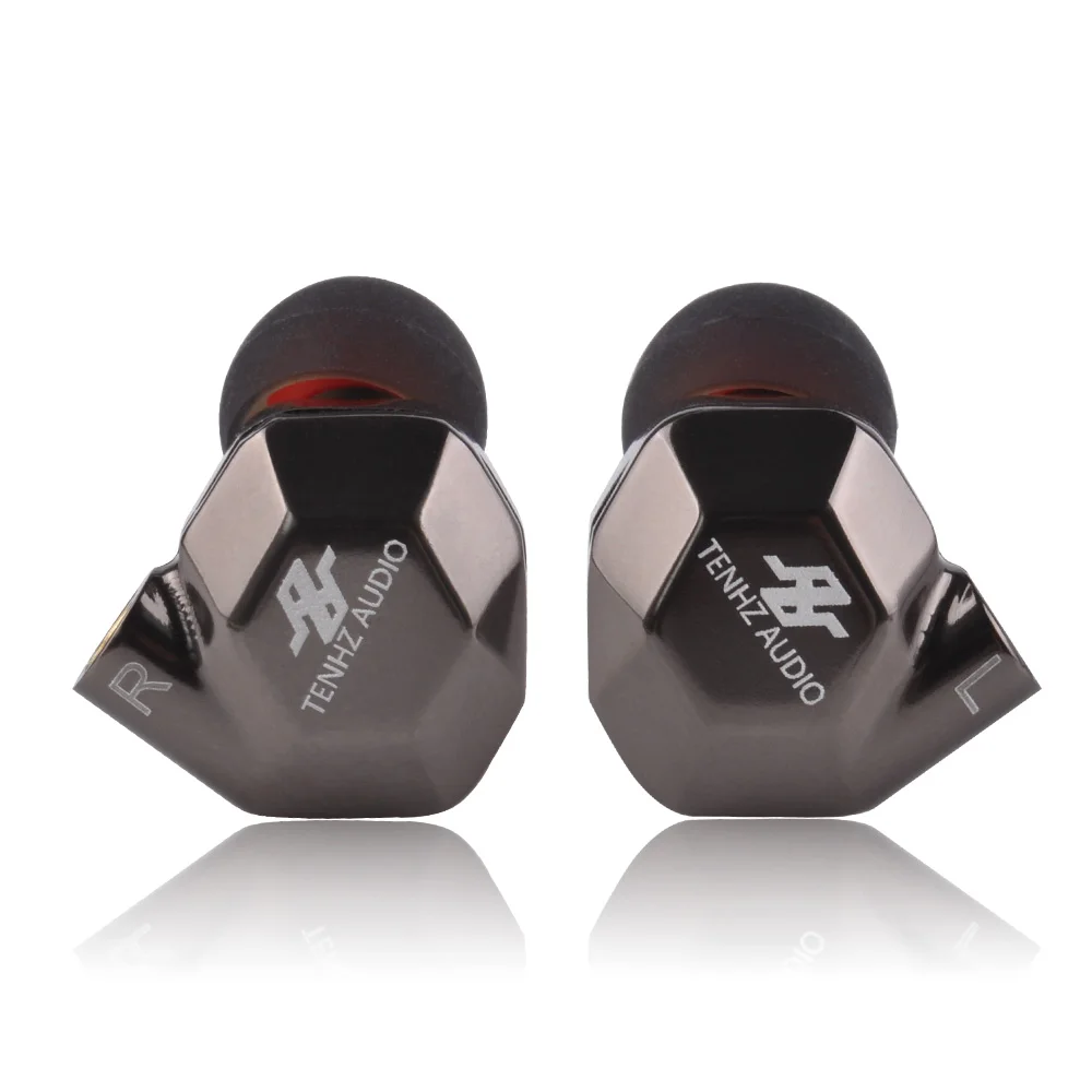 AUDBOS K5 TENHZ AUDIO Metal 2BA + 2DD наушники в ухо арматура с динамическим 4 блоками гибридная