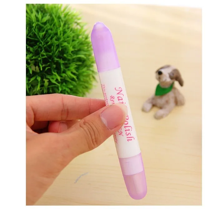 (Минимальный заказ 10 $) ручка для удаления лака с ногтей Корректор 3 сменными