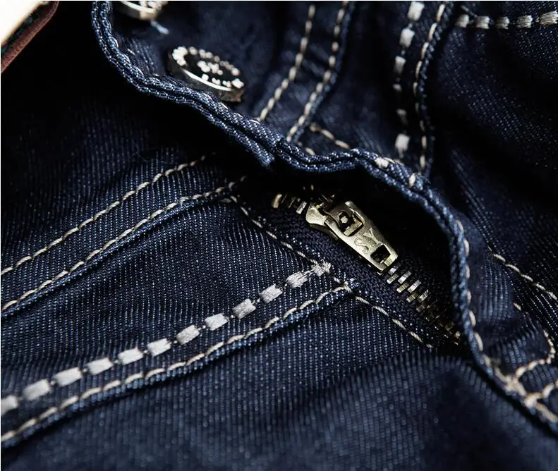 2017 new autumn and winter Fashion casual cotton plus size straight blue female women girls jeans clothes 79114 |