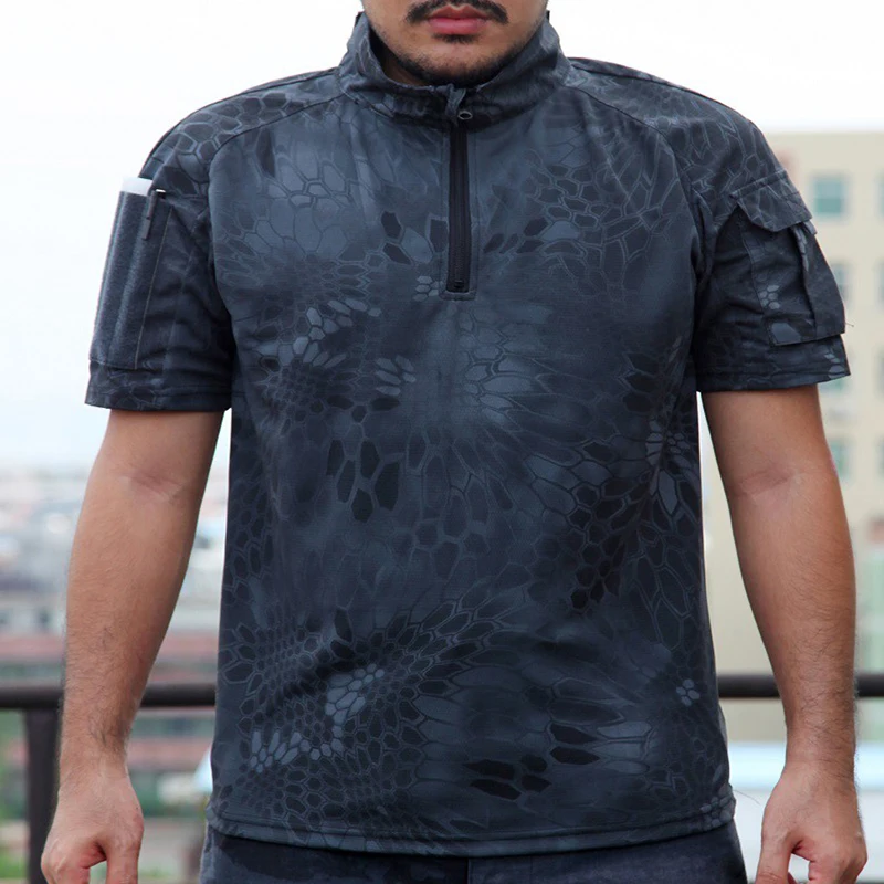 Футболка REEBOW Мужская камуфляжная тактическая уличная рубашка в стиле милитари