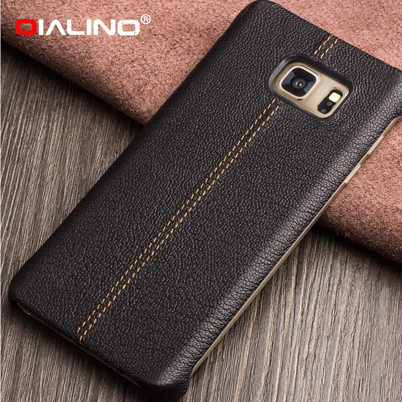 Оригинальный кожаный чехол для Samsung Note 5 N920 QIALINO из натуральной телячьей кожи