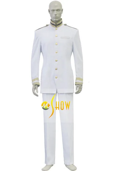 Anime Game Hetalia Axis Powers Japan Cosplay costume mens party suit white military uniform cos clothing set custom made|suit blouse|suit men slim