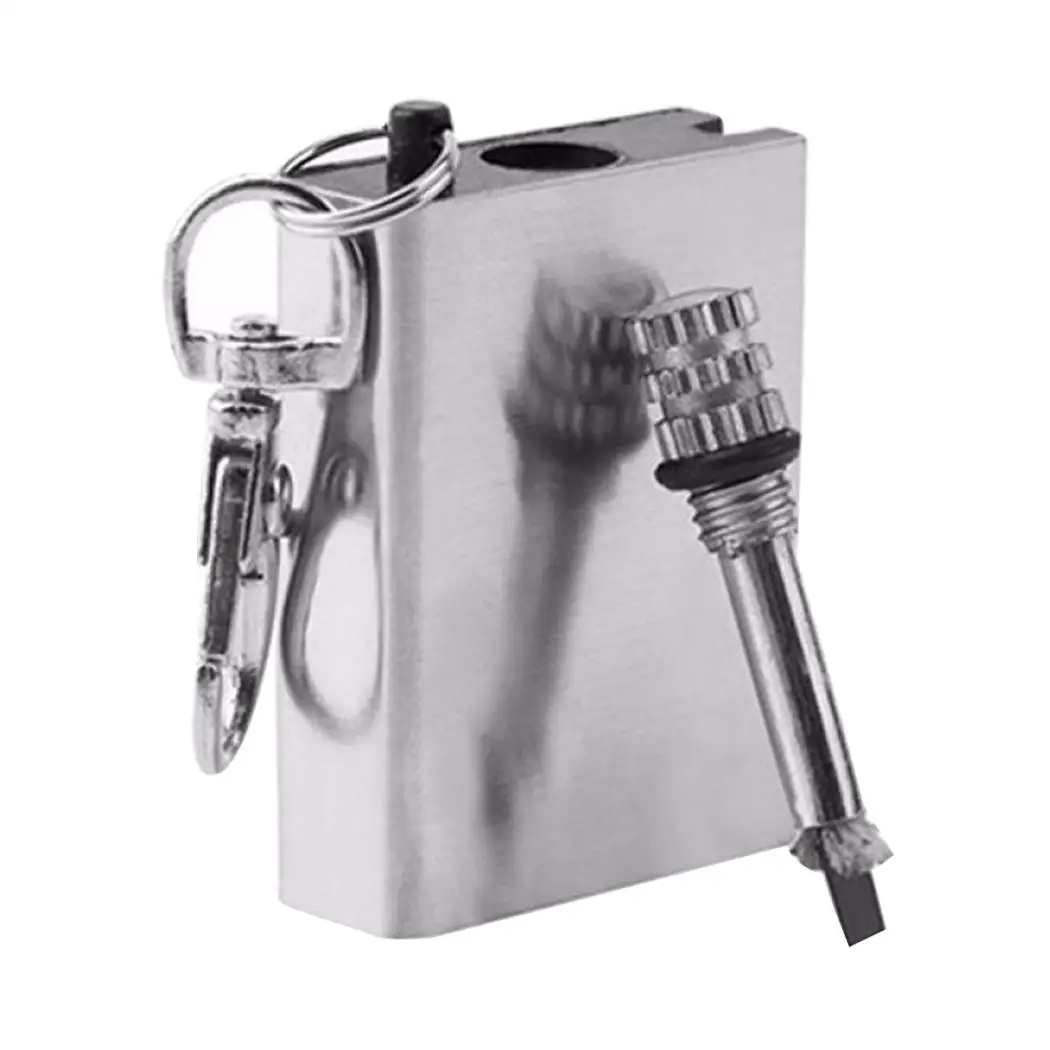 Открытый EDC инструменты Fire Starter спички портативный бутылка формы выживания