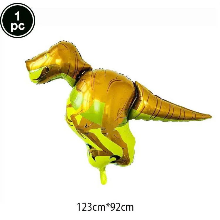

1pc Dino Theme Foil Balloons Dinosaur Party Foil Baloons Jungle Birthday Party Decoration Kids Boy Globos Toy