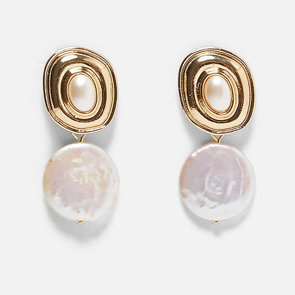 Dvacaman Boho ZA, женские серьги-капли с натуральным цветным камнем,, винтажные металлические массивные серьги с подвеской, вечерние этнические ювелирные изделия - Окраска металла: 27