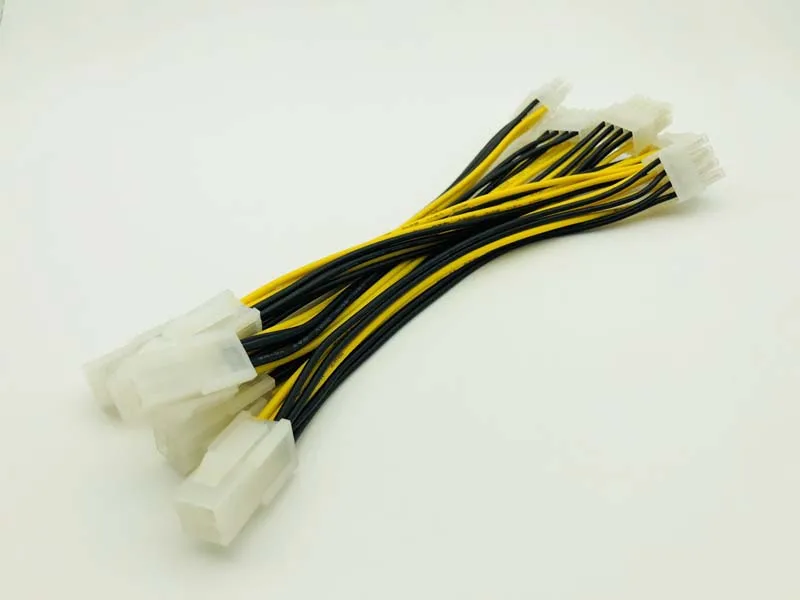 5PCS ATX 4Pin 20cm Male To 8Pin Female EPS Power Cable Adapter CPU Supply Converter Convertor For BTC Miner Mining | Компьютеры и офис