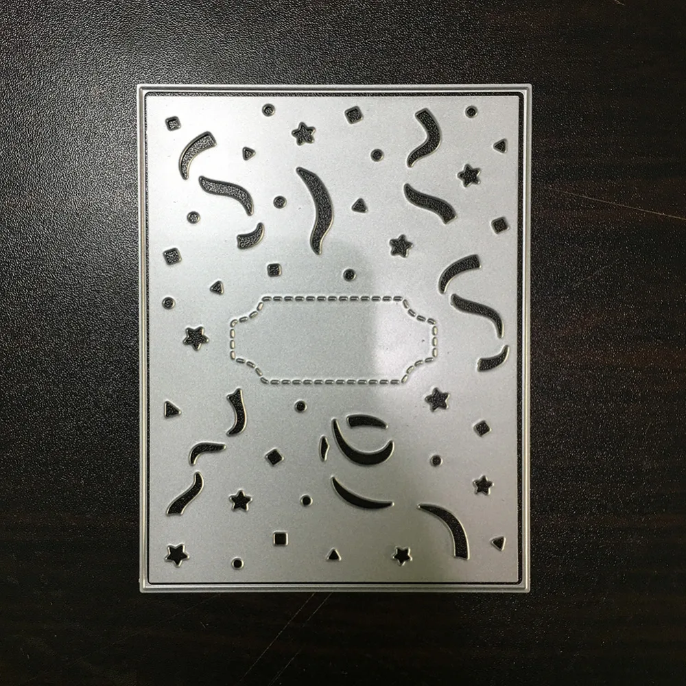 

Metal Cutting Dies Party Birthday Frame DIY Scrapbooking Dies Cut Scrapbook Stencils Paper Photo Album Card Craft Dies