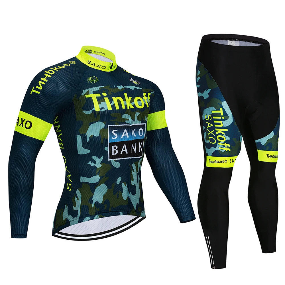 Tinkoff 2020 одежда для велоспорта с длинным рукавом Команда Pro дышащие майки