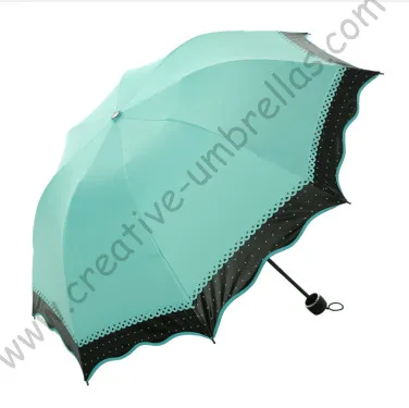 2 шт./лот цветной вариант летний складной мини открытый зонт 5 раз черное покрытие