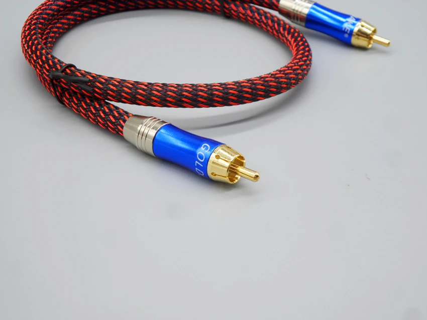Z60 Чистая медь аудио провод RCA коаксиальные кабели с фольгой оплетка экранирует