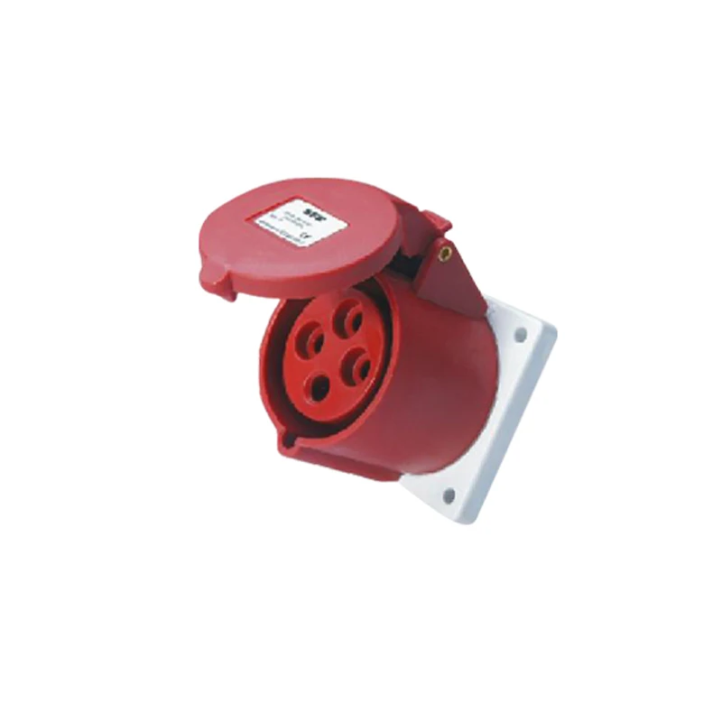 32A 4Pin новый промышленный скрытый прямой разъем SFN 324 монтажный 380 415V ~ 3P + E кабельный