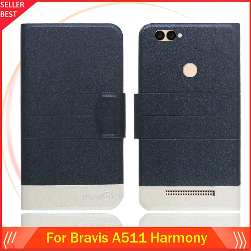 5 видов цветов жарко! Чехол Bravis A511 Harmony кожаный чехол для телефона заводская цена