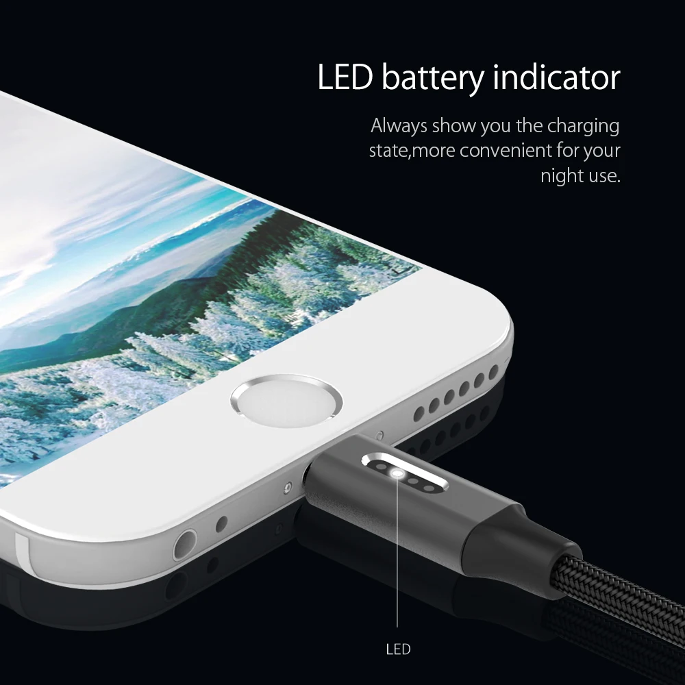 ORICO USB TYPE-A для освещения 8-контактный кабель синхронизации данных зарядное