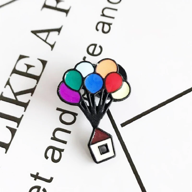 Красочные воздушные шары с домом Fly модная темпераментная красивая брошь из