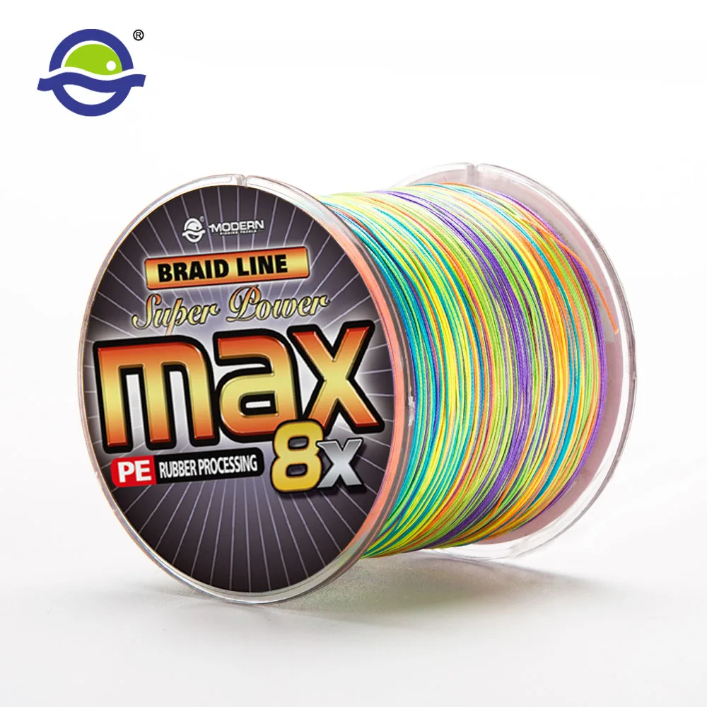 

300M MODERN Braided Carp Fishing Rope MAX Series 1M 1 Color Mulifilament Japan PE Fishing Line 8 Strands Braided Wires