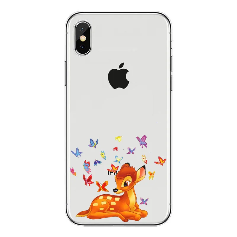 Seracase Bambi и Thumper Мягкий ТПУ силиконовый чехол для iPhone 8X7 Plus 6 6SPlus 5 5S SE | Мобильные