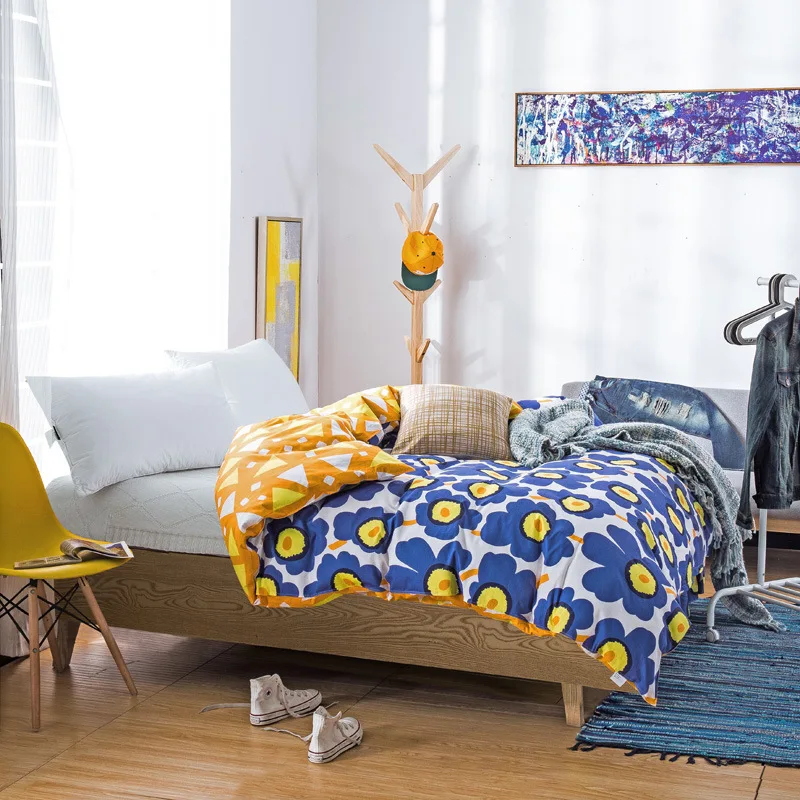 Плед с принтом домашний текстиль 1 шт. пододеяльник 100% хлопок Постельные одеяла