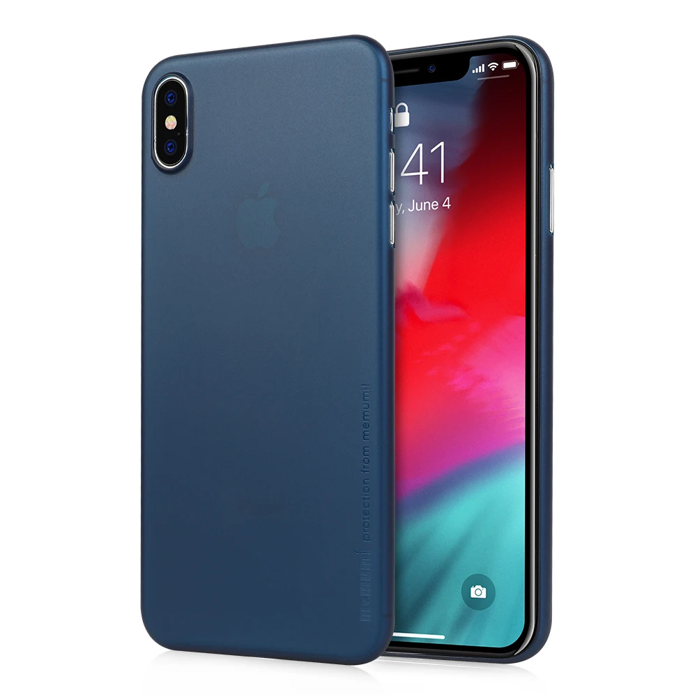 Чехол memumi для iPhone XS Max 6,5, ультратонкий 0,3 мм PP матовый чехол для iPhone Xs Max Тонкий чехол для телефона с защитой от отпечатков пальцев