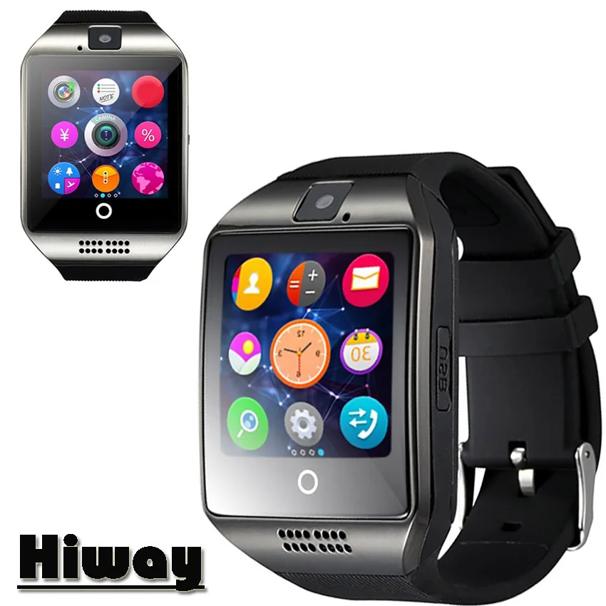Новый Q18 Шагомер Смарт часы с Сенсорным Экраном Камера TF карта Bluetooth smartwatch Для