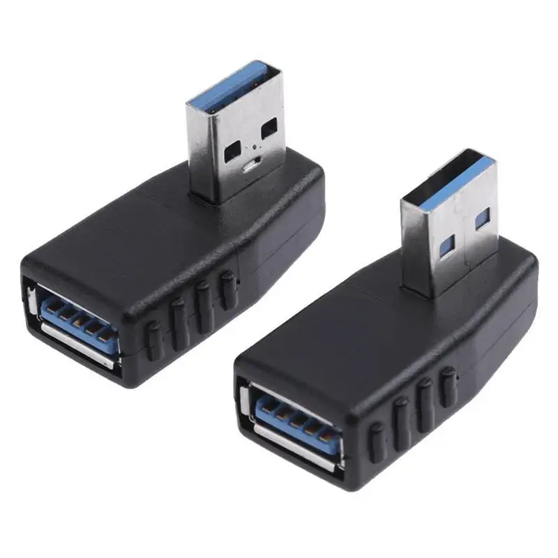 5 in 1 USB 3.0 A Male to Female 90 Degree+Straight Angled Adapter Connector Angle Extension Extender Set | Обустройство дома