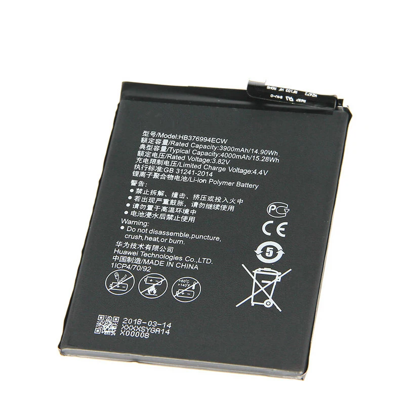 Оригинальный HB376994ECW 3900 мА/ч для Huawei Honor 8 Pro HonorV9 V9 фотоаккумулятор телефона |