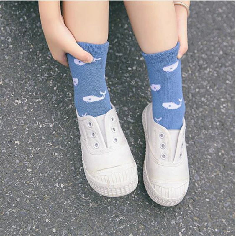 Детские Носки с рисунком рыбок на возраст 1 9 лет|children socks|boys sockssocks 5 |