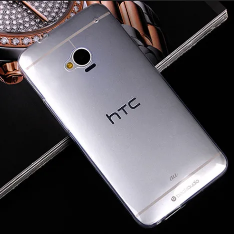 DYG ультратонкий прозрачный силиконовый чехол для HTC M7 мягкий One Ультратонкий из