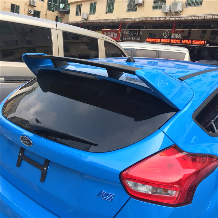 Для Ford Focus спойлер 2012- Focus Хэтчбек RS Высококачественный ABS Материал заднее крыло автомобиля праймер цвет задний спойлер 2013