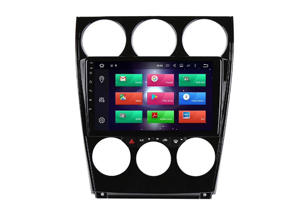 Aoluoya ips 4 Гб ОЗУ 32 Гб ПЗУ Восьмиядерный Android 8,0 автомобильный DVD gps навигатор плеер для Mazda 6 2002 2003 2004 2005 2006 2007 2008