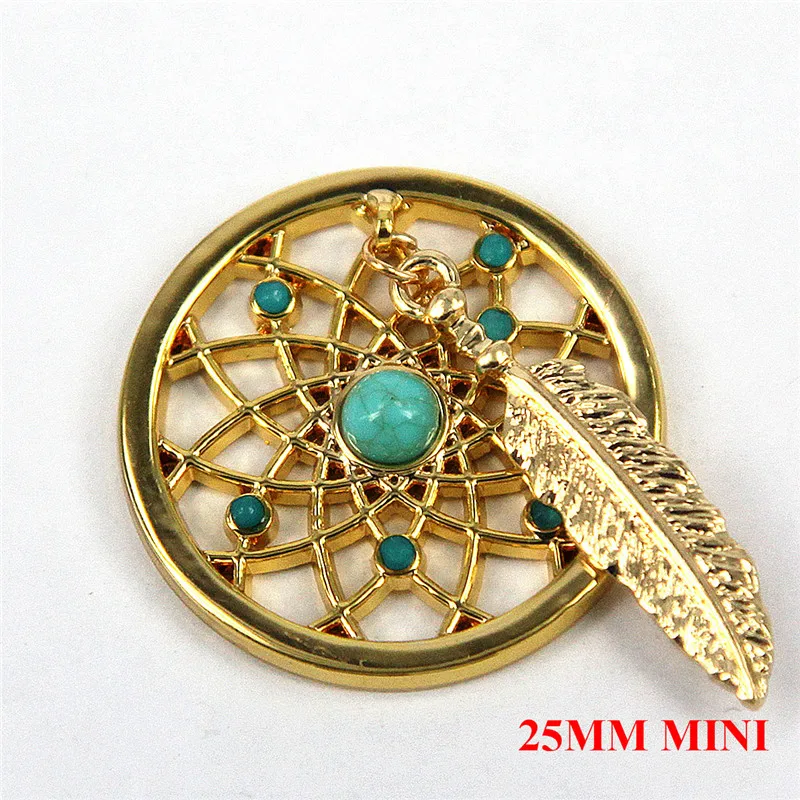 25 мм Мини Небольшой Ловец Снов Моя Монета для 27 Держателя Рамки Кулон 1 шт.|frame