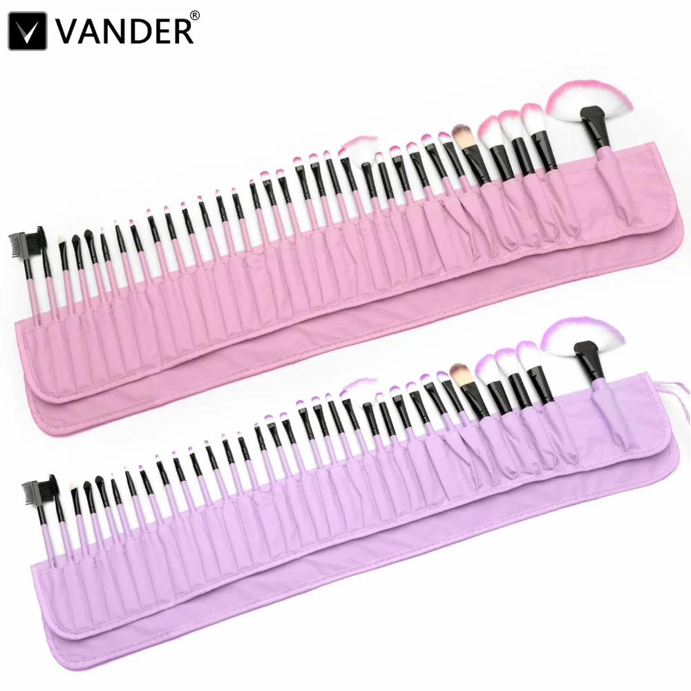 32 шт. набор кистей для макияжа макияж косметика основа консилер тени век контур