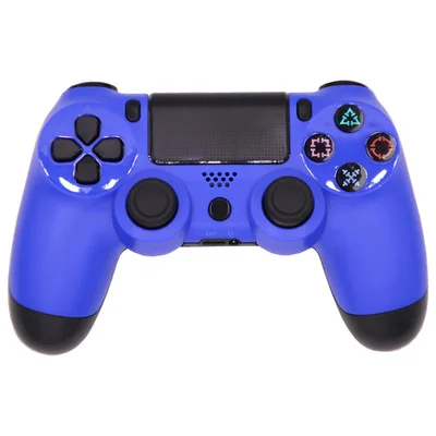 Синий Bluetooth беспроводной для sony PS4 Bluetooth беспроводной контроллер для playstation 4 беспроводной двойной шок вибрации джойстик геймпады - Цвет: Синий